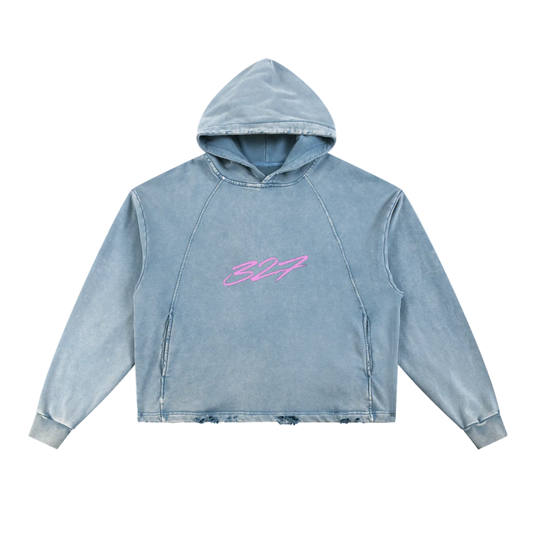 Vintage Washed “INGLE” HOODIE