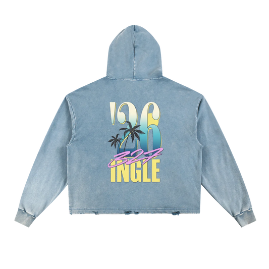Vintage Washed “INGLE” HOODIE